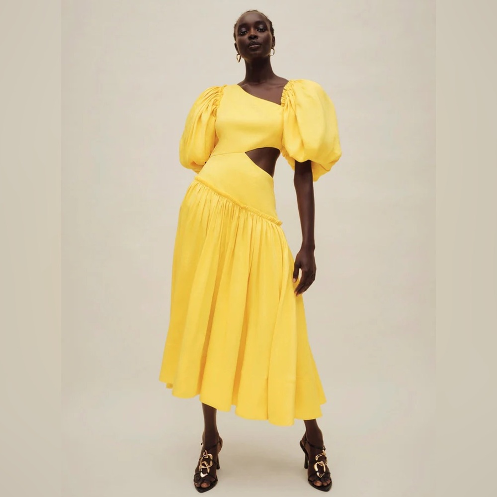 💛Aje Chateau Cut-out Midi Dress💛